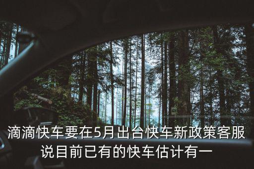 滴滴新政什么時候出臺，滴滴新規(guī)什么時侯出臺