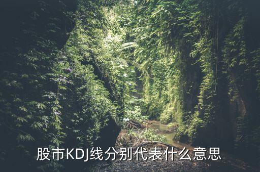 股票中的kdj代表什么，股票指標的KDJ是什么意思