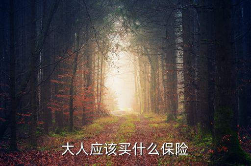 大人買什么保險最好，大人保險哪個比較合適