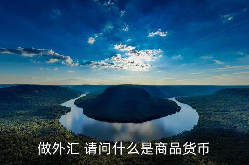 什么是商品貨幣，什么叫做商品貨幣