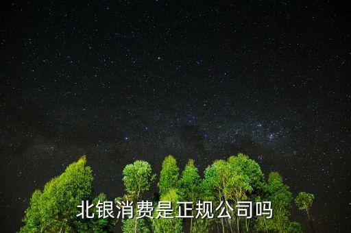 北銀和興宏什么關(guān)系，北銀消費(fèi)是正規(guī)公司嗎