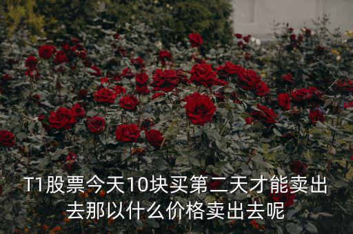 T1股票今天10塊買(mǎi)第二天才能賣(mài)出去那以什么價(jià)格賣(mài)出去呢
