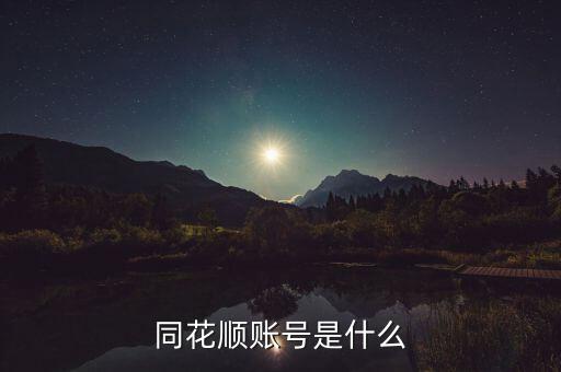 同花順主板賬戶是什么，同花順模擬炒股的交易賬號是什么