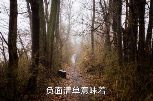 負面清單什么意思，煙草專賣行政許可負面清單什么意思