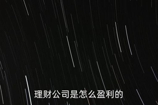 投資公司靠什么賺錢，投資理財公司靠什么賺錢