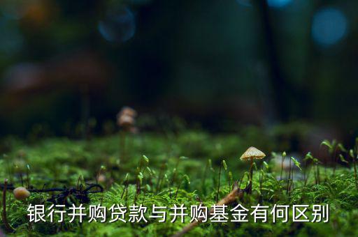 什么是銀行并購貸款，什么是并購貸款
