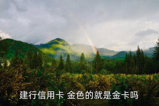建設(shè)銀行信用卡什么卡種是金卡，我申請建設(shè)銀行的信用卡我申請的是金卡審核通過了上面寫的卡
