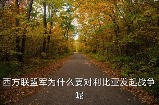 歐債危機(jī)下的法國為什么要發(fā)動(dòng)利比亞戰(zhàn)爭，西方聯(lián)盟軍為什么要對(duì)利比亞發(fā)起戰(zhàn)爭呢