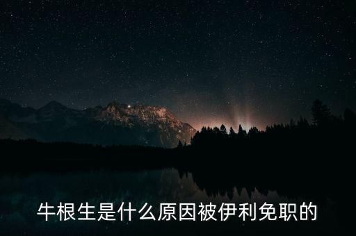 牛根生為什么離開蒙牛，牛根生是誰為什么要辭任