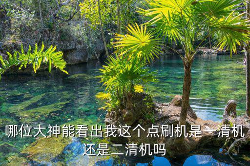 一清機(jī)是什么意思，哪位大神能看出我這個點(diǎn)刷機(jī)是一清機(jī)還是二清機(jī)嗎