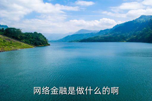 網(wǎng)絡金融部是做什么的，網(wǎng)絡金融是做什么的啊