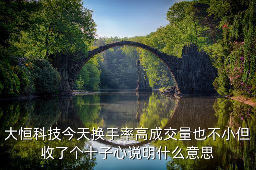 大恒科技是什么概念，請老手看一下走勢圖中的這個是什么意思