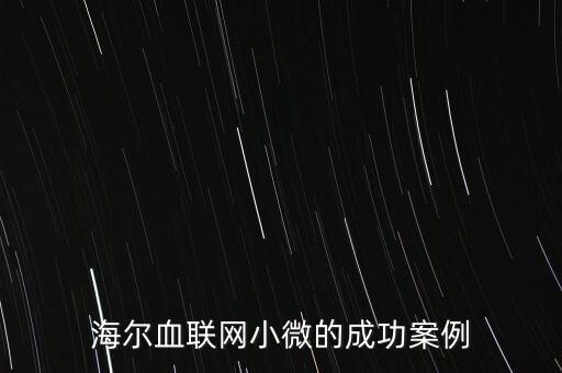 什么海爾小微，海爾小微公司簽合同沒(méi)有海爾倆字