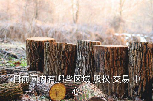 目前國內(nèi)有哪些區(qū)域 股權 交易 中心