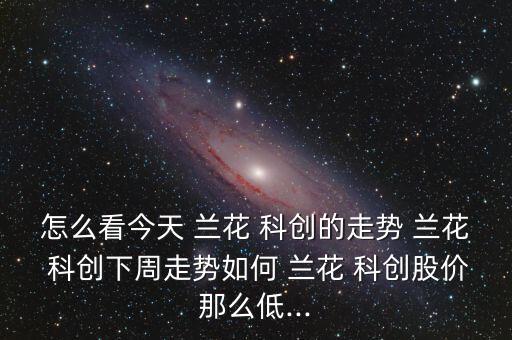 怎么看今天 蘭花 科創(chuàng)的走勢 蘭花 科創(chuàng)下周走勢如何 蘭花 科創(chuàng)股價(jià)那么低...