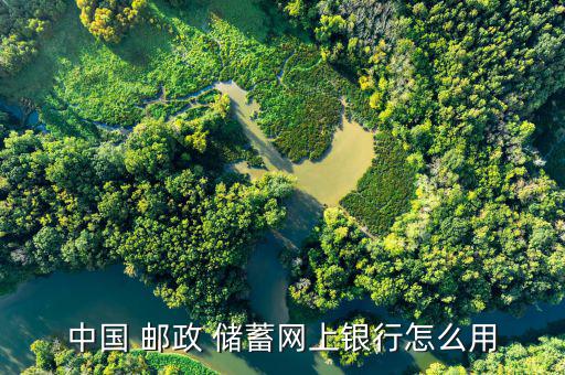 中國 郵政 儲(chǔ)蓄網(wǎng)上銀行怎么用
