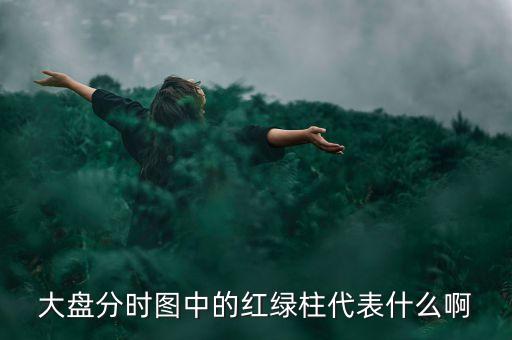 大盤分時(shí)線隨近的柱代表什么，股票分時(shí)圖下面黃藍(lán)白柱各表示什么