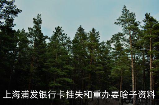 浦發(fā)銀行卡掛失需要什么，上海浦發(fā)銀行卡掛失步驟