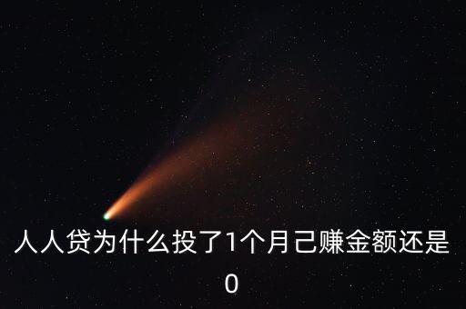 人人貸為什么不顯示收益，人人貸p2p怎么去看不到收益多少
