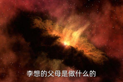 李想顯卡之家是做什么的，李想的父母是做什么的
