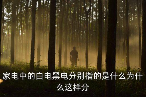 三星白電是什么意思，家電中的白電黑電分別指的是什么為什么這樣分