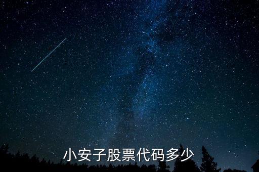 小安子是什么股票，小安子股票代碼多少