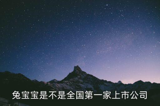 兔寶寶股是什么公司，兔寶寶是什么上市公司