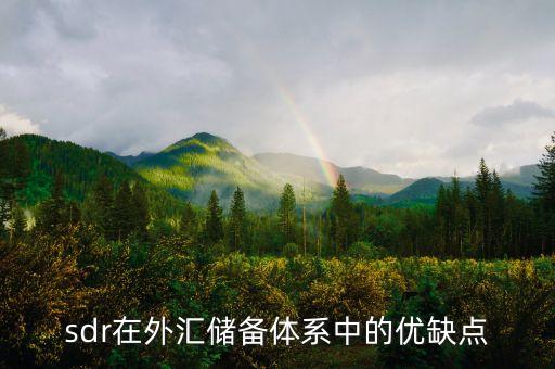 sdr工藝有什么特點，sdr在外匯儲備體系中的優(yōu)缺點
