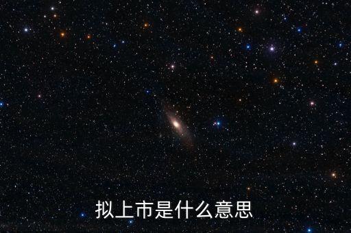 擬ipo什么意思，什么是擬上市