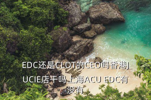 揚(yáng)杰電子董事長(zhǎng)梁勤以前干什么的，EDC還是CLOT的CEO嗎香港JUCIE店干嗎上海ACU EDC有沒(méi)有