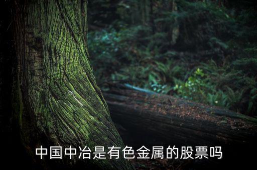中國中冶屬于什么板塊，中國中冶在哪個 版塊