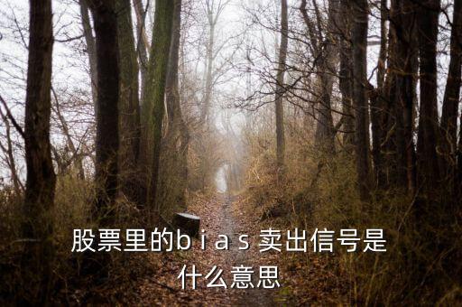 股票里的b i a s 賣(mài)出信號(hào)是什么意思