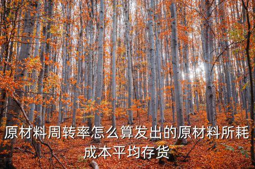 材料周轉(zhuǎn)率是什么，90原材料周轉(zhuǎn)率周轉(zhuǎn)天數(shù) 什么意思