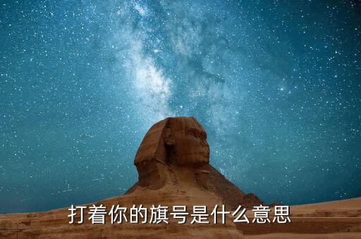 打著旗號(hào)是什么意思，打著旗號(hào)和打著幌子有什么區(qū)別