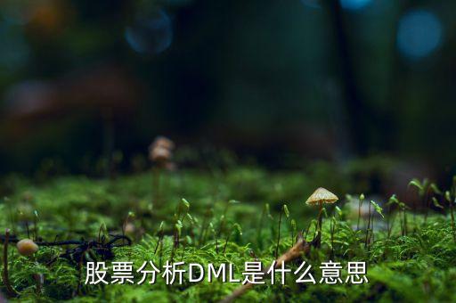dml指標(biāo)什么意思，怎樣看懂股票dml線
