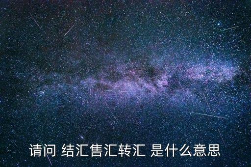 結(jié)匯和購匯是什么意思，結(jié)匯或購匯業(yè)務(wù)是指什么意思呢