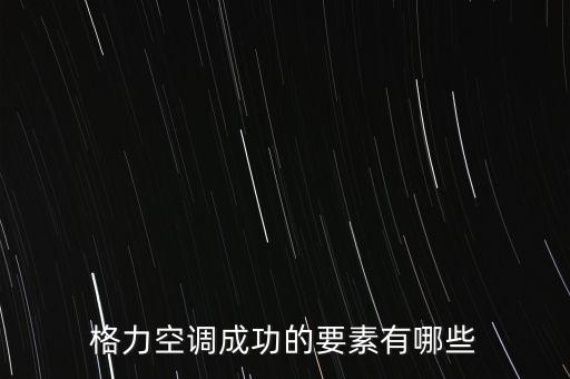 格力電器成功實(shí)行專業(yè)化戰(zhàn)略的因素是什么，格力空調(diào)成功的要素有哪些
