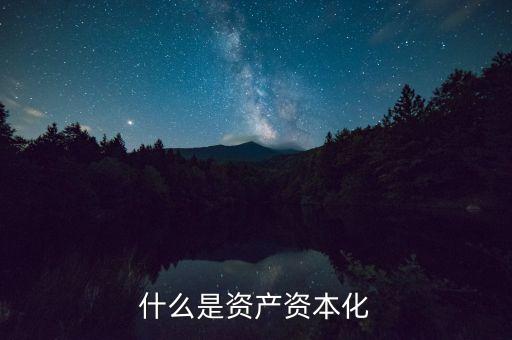 國有資產(chǎn)資本化是什么，資產(chǎn)資本化是什么意思