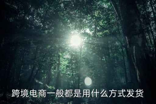 跨境淘主要是什么快遞發(fā)貨，跨境電商主要采用什么樣物流模式