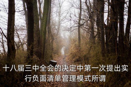市場準(zhǔn)入負(fù)面清單制度是什么，為什么要制定市場準(zhǔn)入負(fù)面清單
