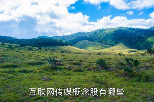 互聯網傳媒概念股有哪些