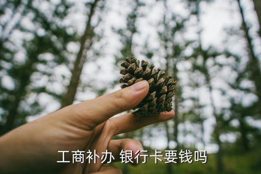  工商補辦 銀行卡要錢嗎