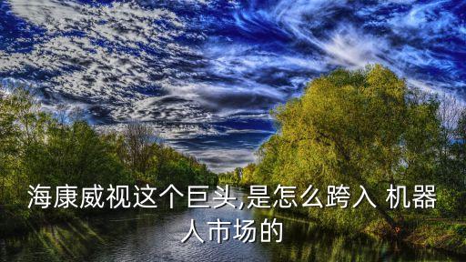 ?？低曔@個(gè)巨頭,是怎么跨入 機(jī)器人市場(chǎng)的