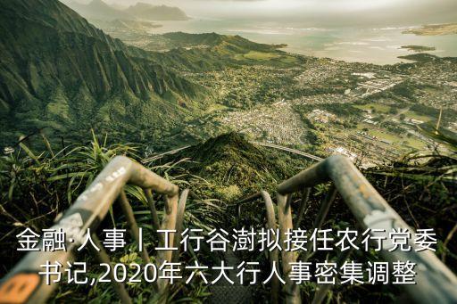 金融·人事丨工行谷澍擬接任農(nóng)行黨委書(shū)記,2020年六大行人事密集調(diào)整