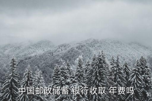 中國郵政儲蓄 銀行收取 年費(fèi)嗎