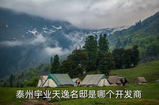 泰州宇業(yè)天逸名邸是哪個(gè)開(kāi)發(fā)商