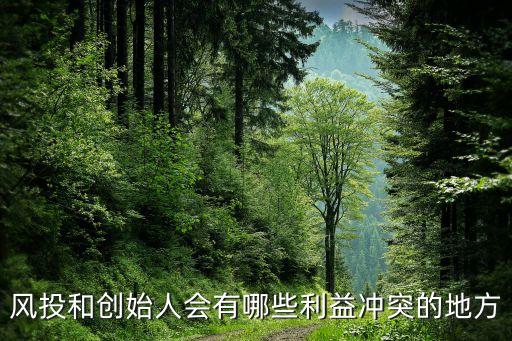 風投和創(chuàng)始人會有哪些利益沖突的地方