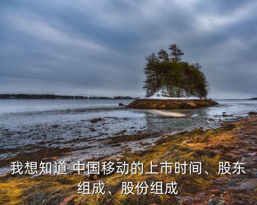 我想知道 中國移動(dòng)的上市時(shí)間、股東組成、股份組成