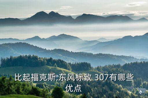 比起福克斯,東風(fēng)標致 307有哪些優(yōu)點