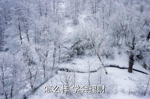 怎么樣 學(xué)會理財